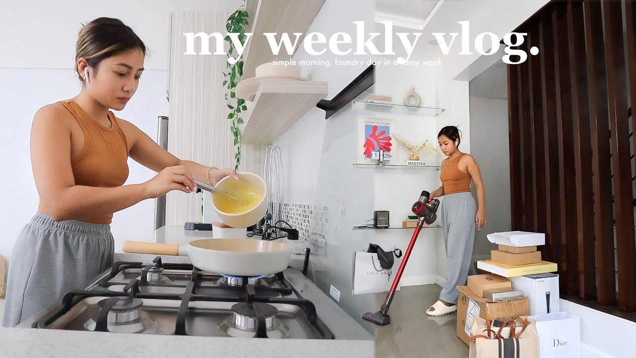 VLOG • my Simple Mornings, Laundry Day + Rainy Week ☔️🥞 | Ry Velasco