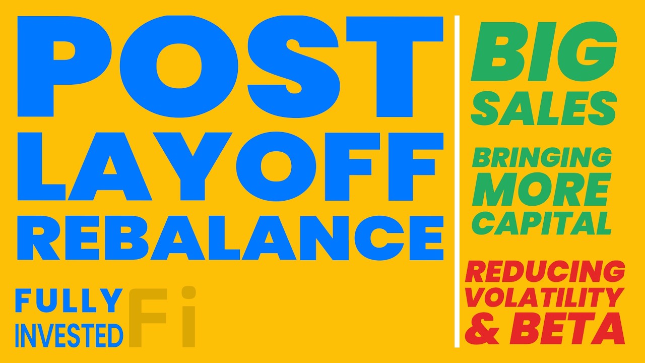 Post-Layoff High-Yield ETF/Growth Portfolio Rebalance Begins