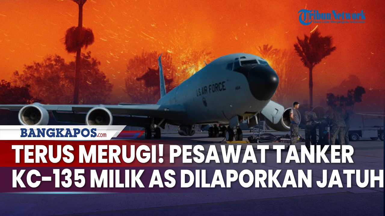 Terus Merugi! Kini Pesawat Tanker KC-135 Milik AS Dilaporkan Jatuh, Milisi Klaim Tanggung Jawab