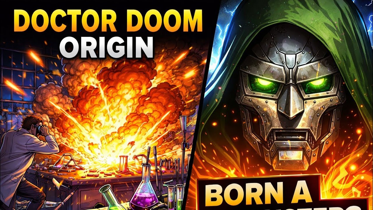 Doctor Doom Origin Story 💥 | कैसे बना Marvel का सबसे Powerful Villain #marvelcomics #marveledits