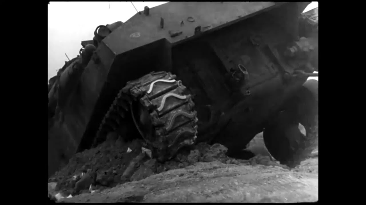 The recovery of disabled Sherman tanks by REME ARV detachments in Normandy