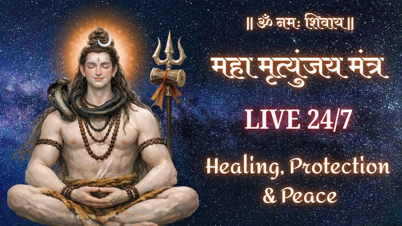 ग्रहण काल में अवश्य सुनें महामृत्युंजय मंत्र | LIVE जाप से मिलेगा विशेष पुण्य #mahamrityunjayamantra