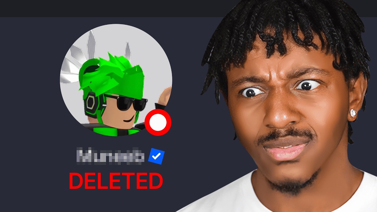 ROBLOX DELETED HIS ACCOUNT