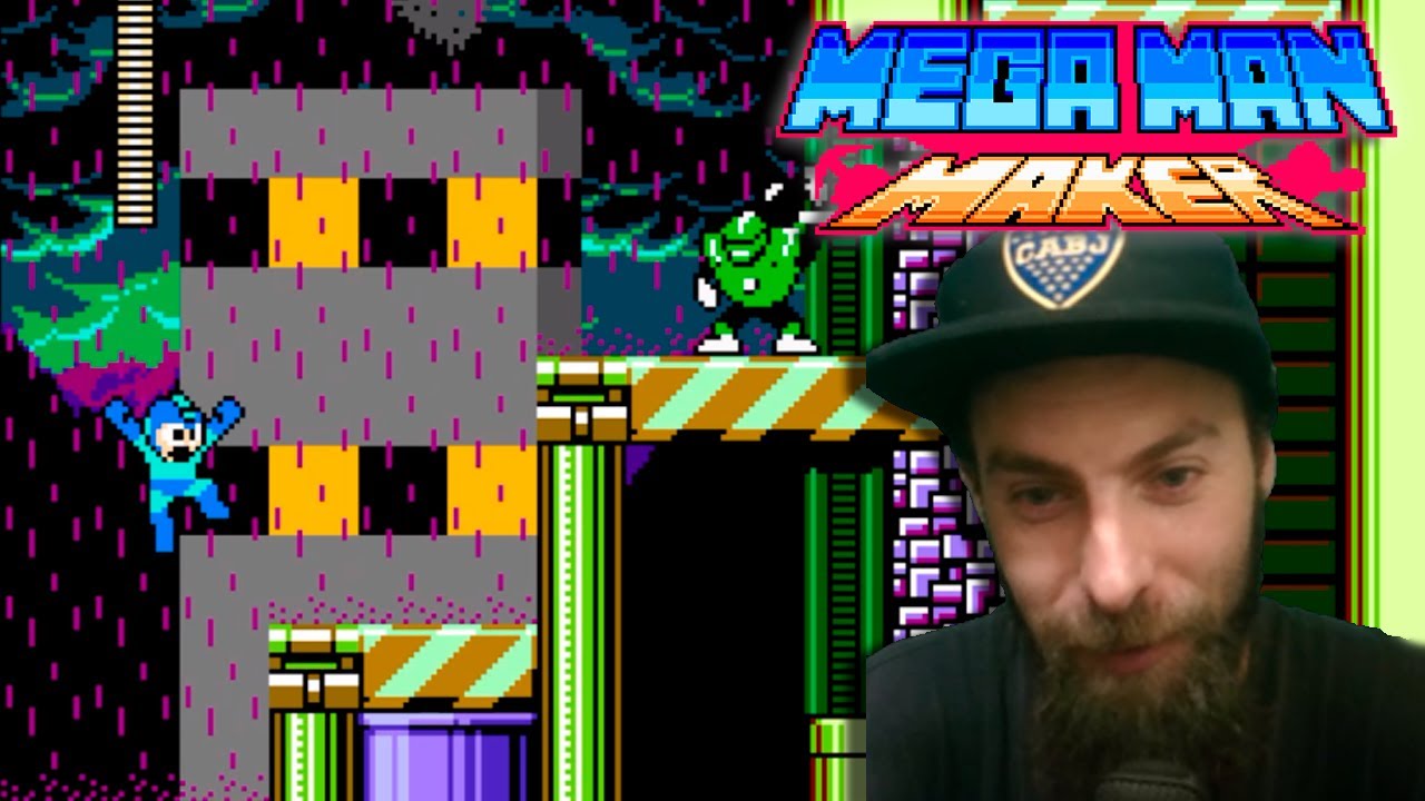 Весёлый и динамичный уровень! - Mega Man Maker 1.10