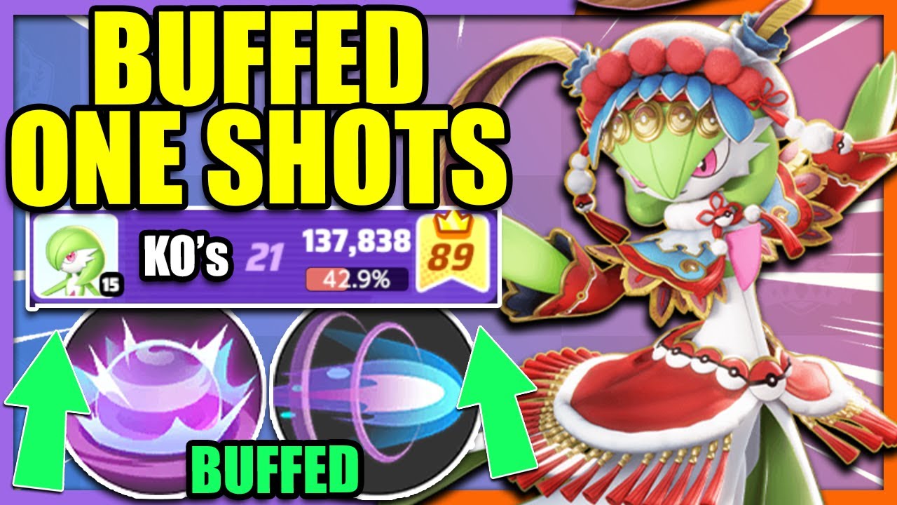 ONE SHOT DAMAGE with BUFFED FUTURE SIGHT + PSYCHIC GARDEVOIR | Pokemon Unite