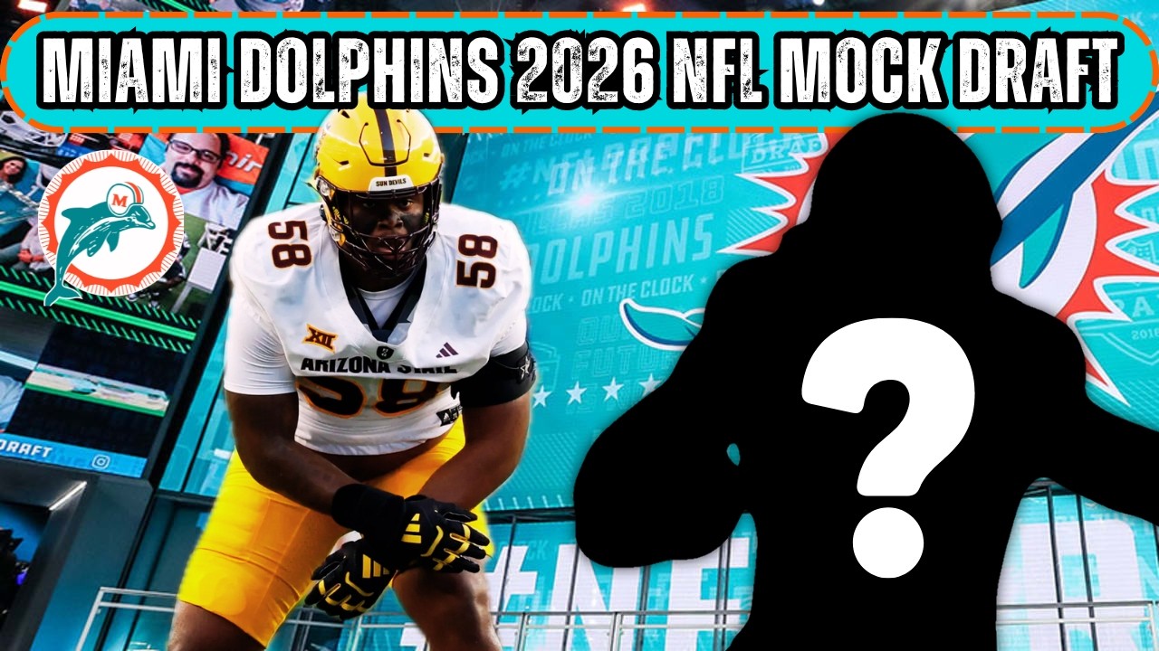 Пробный драфт НФЛ 2026 года команды Miami Dolphins, понедельник, 8.0 | Обмены и события после ком...
