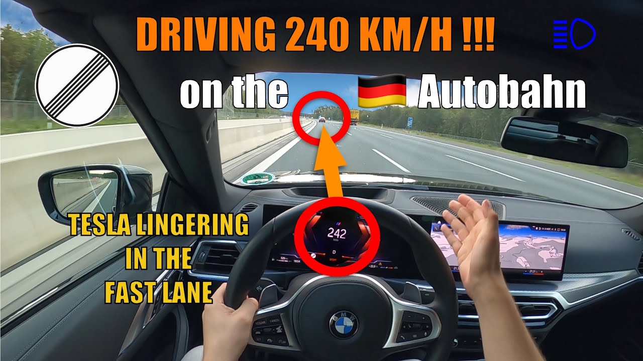 2023 BMW 430i TOP SPEED DRIVE on GERMAN AUTOBAHN - [NO SPEED LIMIT - AUTOBAHN POV]