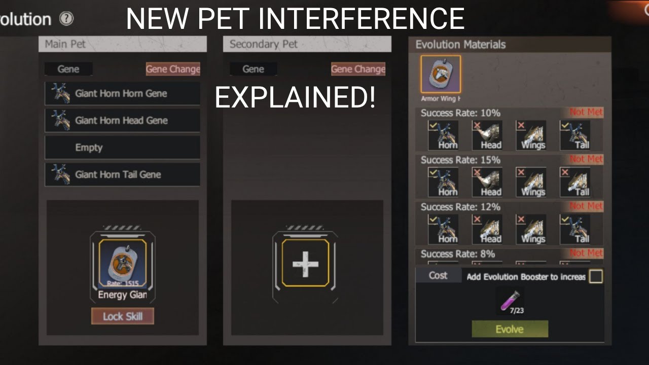 explaining the pet interference in last island of survival!