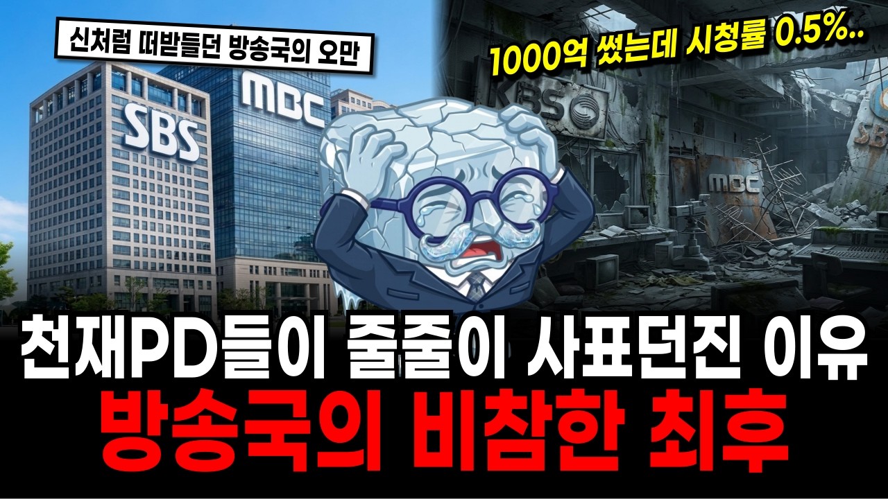 지상파 시청률 0.5% 충격... 대한민국 방송국이 망할 수밖에 없는 진짜 이유