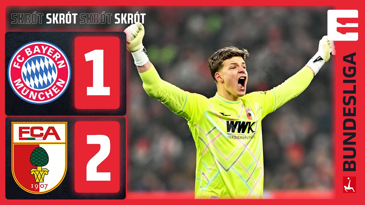 PIERWSZA PORAŻKA BAYERNU W TYM SEZONIE BUNDESLIGI! LIDER W TRYBIE SLOW-MO ROZKLEPANY PRZEZ AUGSBURG