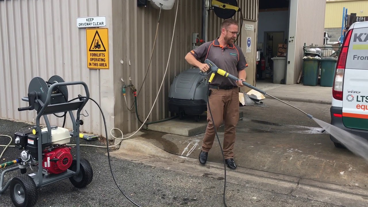 How to clean a truck with a karcher high pressure cleaner