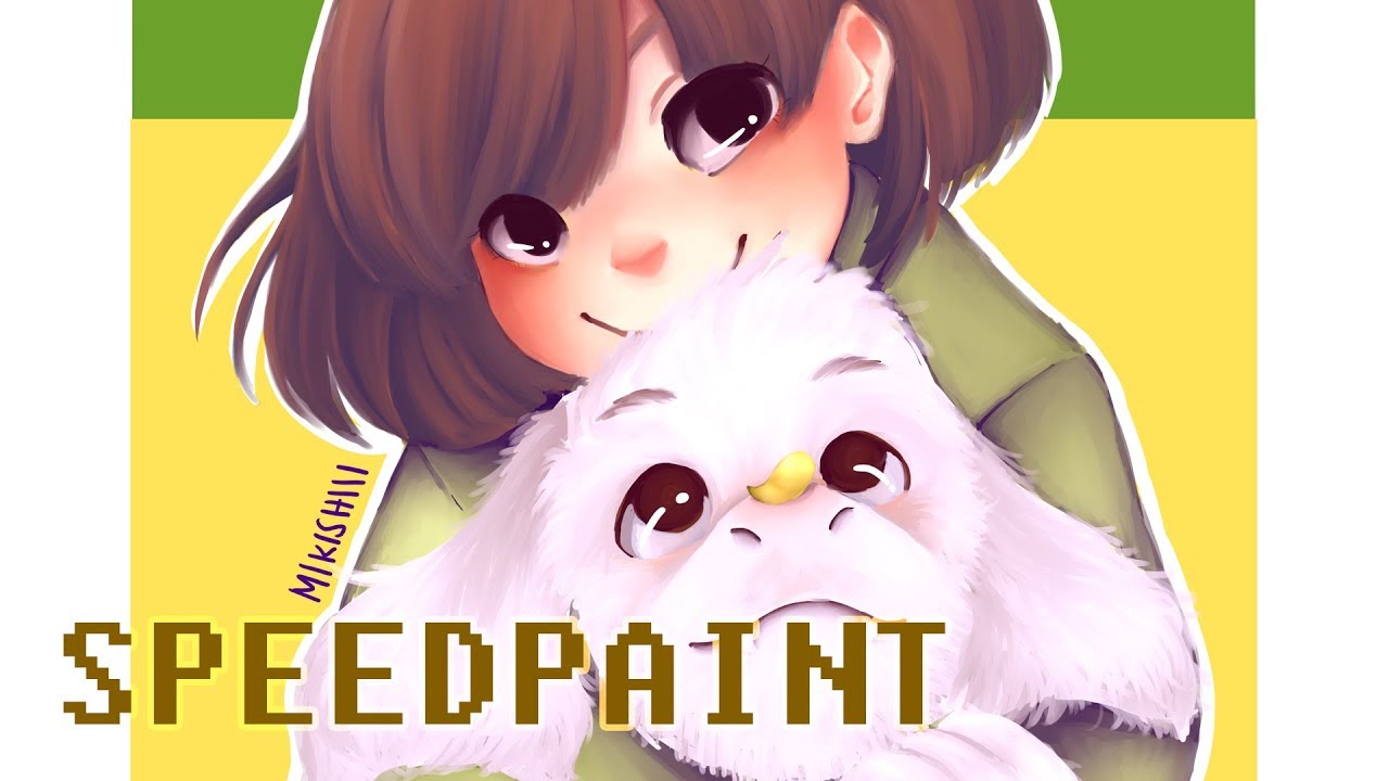 chara and asriel [SPEEDPAINT]