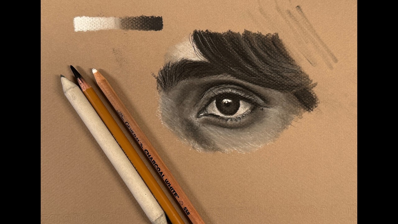 Beginner Charcoal Drawing [In Depth Tutorial]