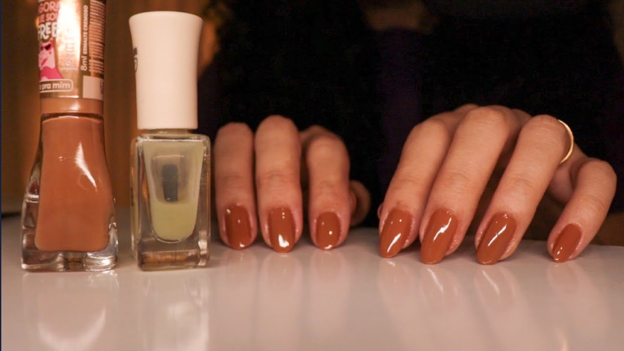 ASMR Pintando minhas unhas #13