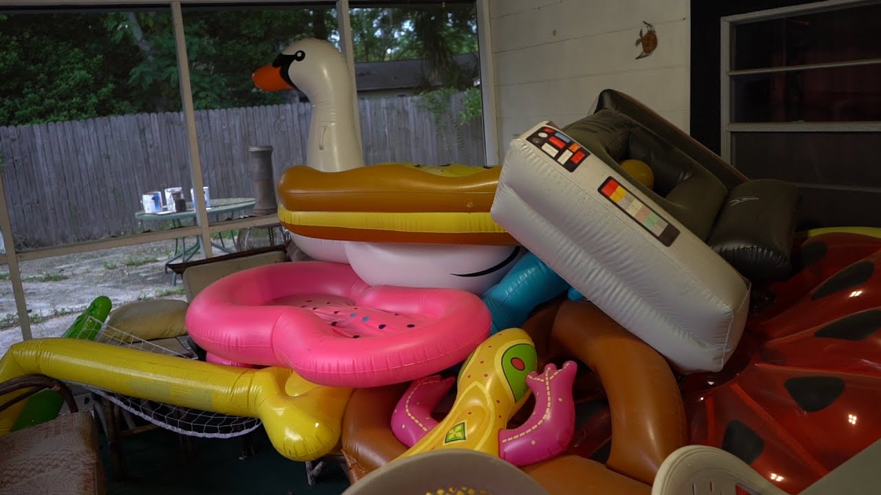 Deflating All The Pool Floats, Loud Noises & Dog Butts!!! (4.20.2016)