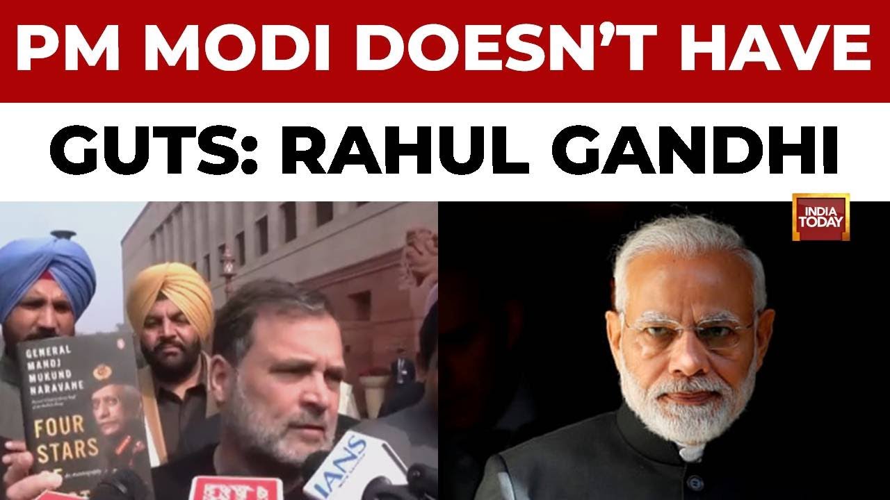 Rahul Gandhi Flashes General Naravane's Unpublished Book, Slams PM Modi Over China Incursion