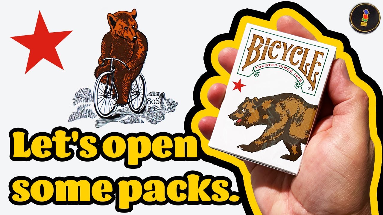 Bear on a bicycle! It's the NEW Socal Playing Cards deck! Any good? Worth getting?! Let's find out!