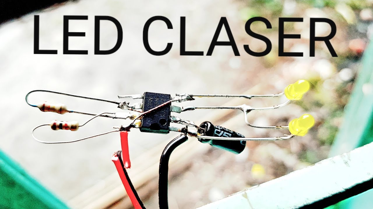 How to make 2 Channel LED Chaser Using 555 IC