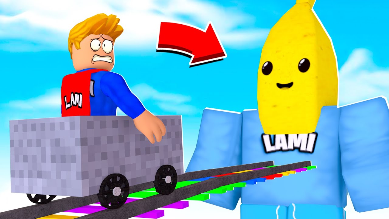 Roblox, ABER BANANI will die ACHTERBAHN ESSEN!