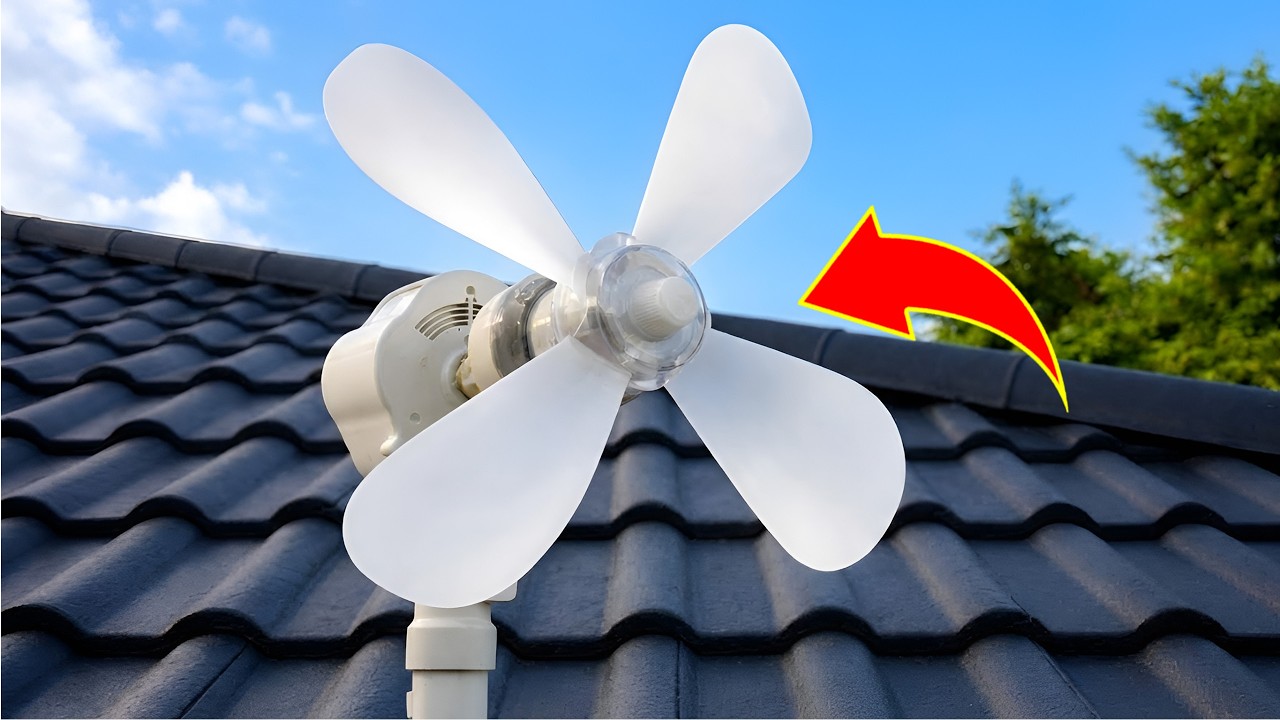 Миллионы людей об этом не знают 😱 Превратите старый вентилятор в БЕСПЛАТНУЮ энергию