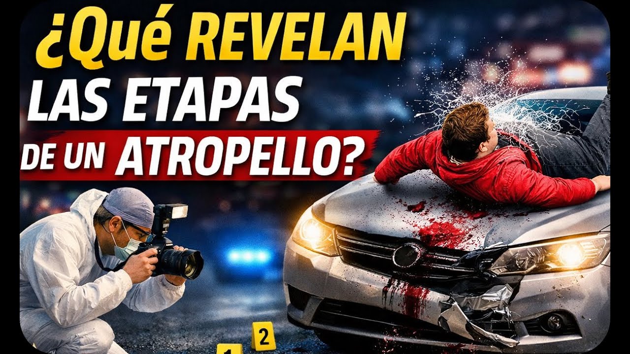 Las etapas del atropellamiento: cómo la ciencia forense revela lo que realmente ocurrió