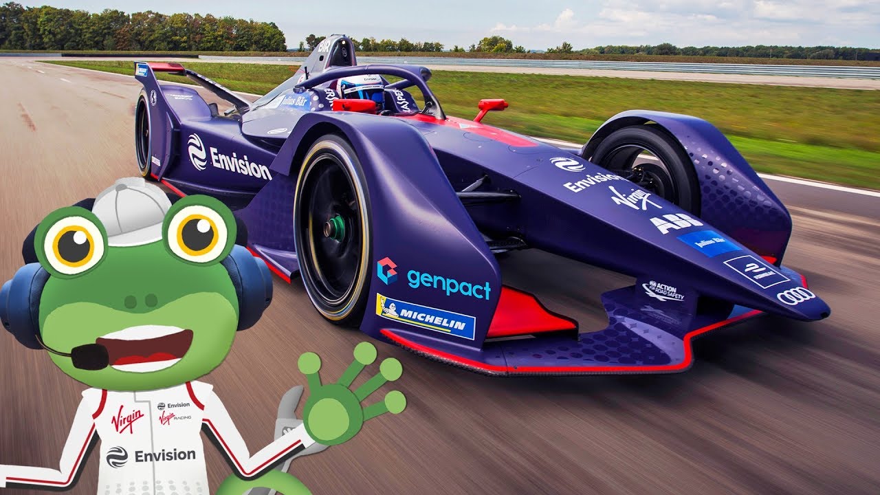 Racing Cars For Children | Formula E | Gecko's Real Vehicles | Vehicles For Children