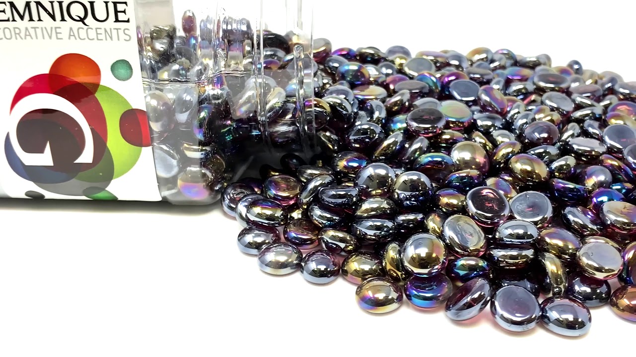 Gemnique Mini Glass Gems - Purple Luster (48 oz.)