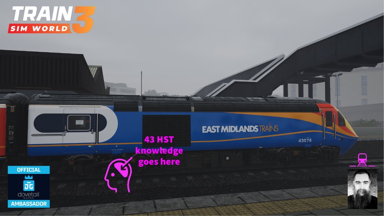 Учебное пособие по TSW3 HST Class 43 на магистральной линии Midland