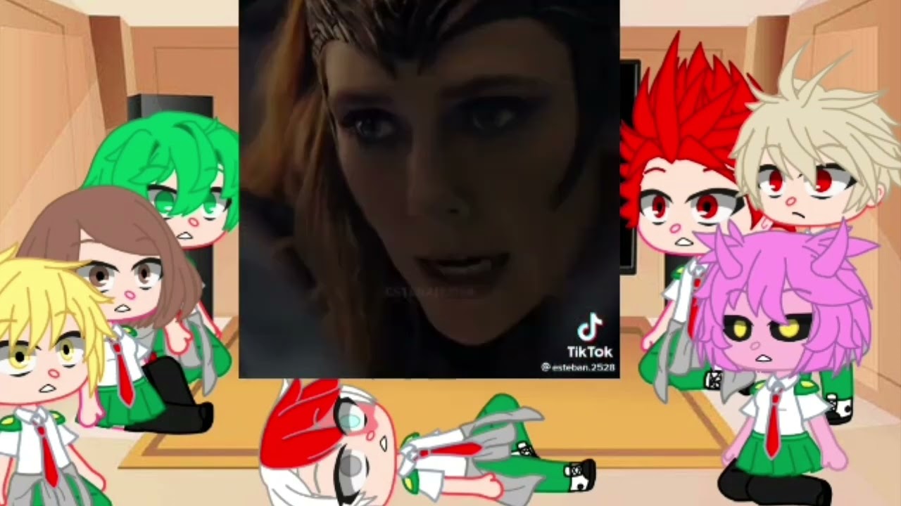 la clase 1-A reaccionan a wanda maximoff (scarlet witch) parte 2 🇪🇦/ 🇺🇸 /🇧🇷  (resubido)