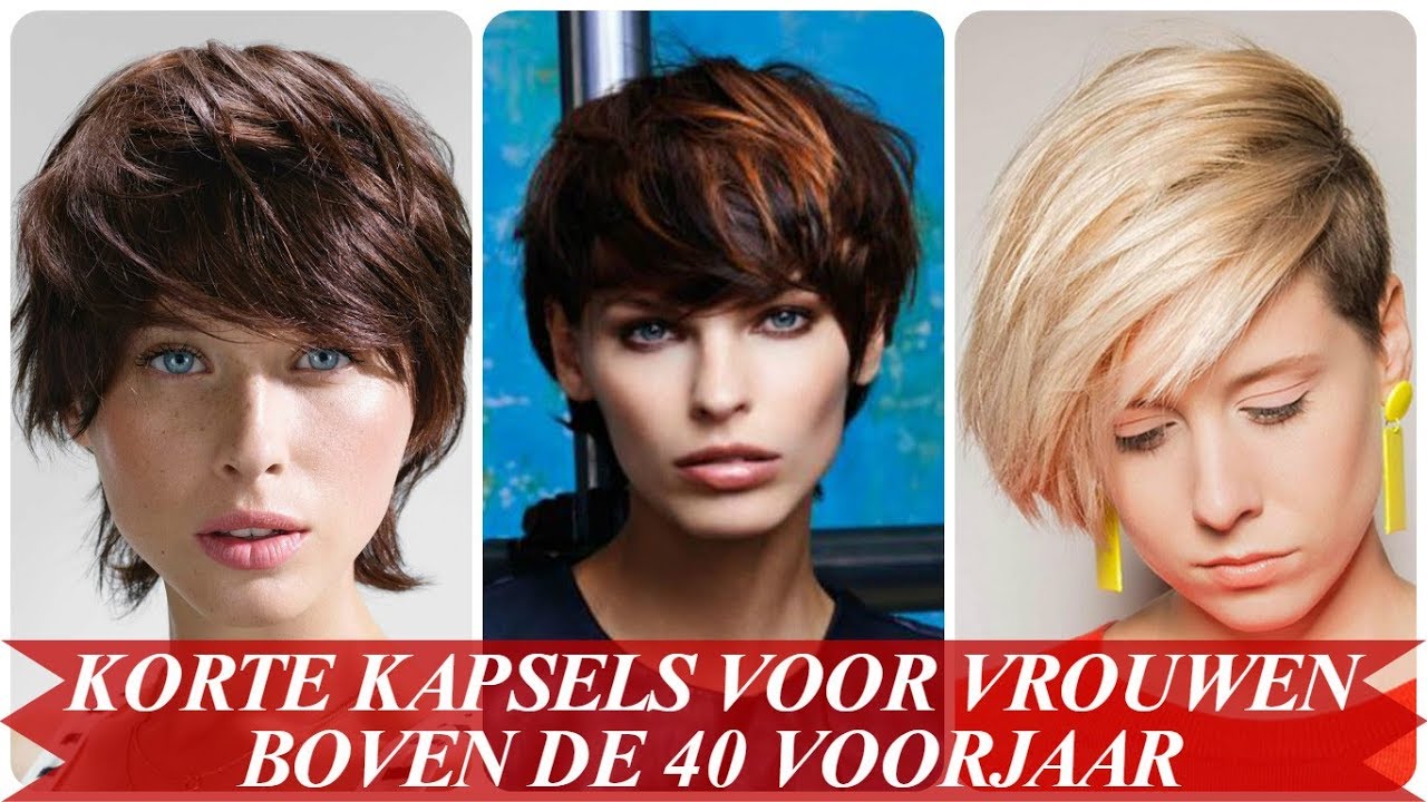 Moderne korte kapsels voor vrouwen boven de 40 voorjaar 2018