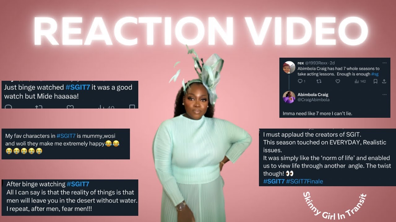 SKINNY GIRL IN TRANSIT SEASON 7, REACTION VIDEO COMMENTS EDITION. #sgit #reactionvideo #sgit7