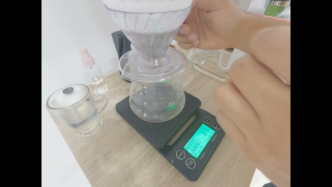 Filtrado V60 desde casa!