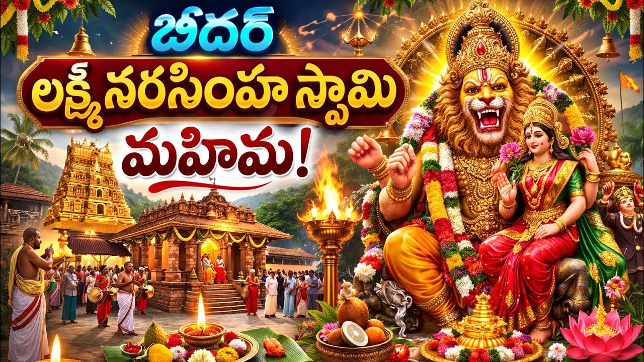 Bidar Lakshmi Narasimha Swamy 🙏#devotional #sanatana #bakthi #hindudarmam #templesguide #bider#travl