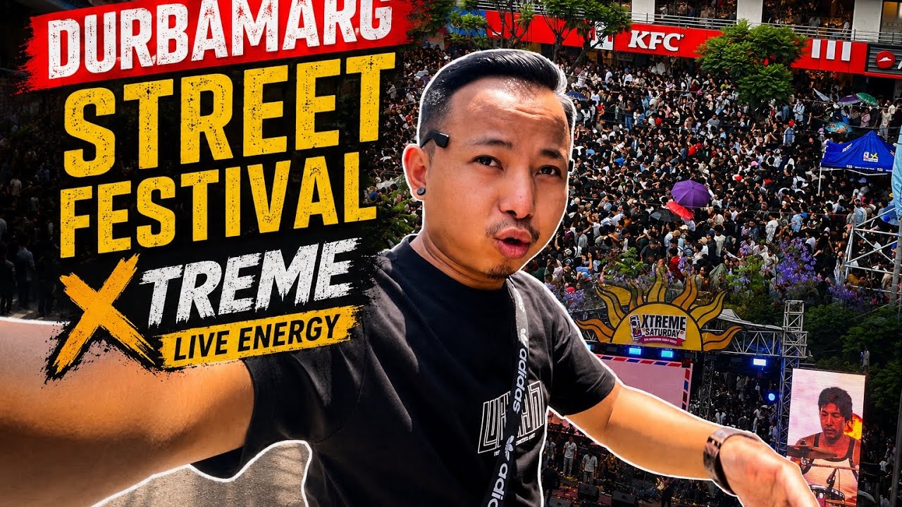 Durbarmarg street festival Xtreme live Energy 2026🔥😱
