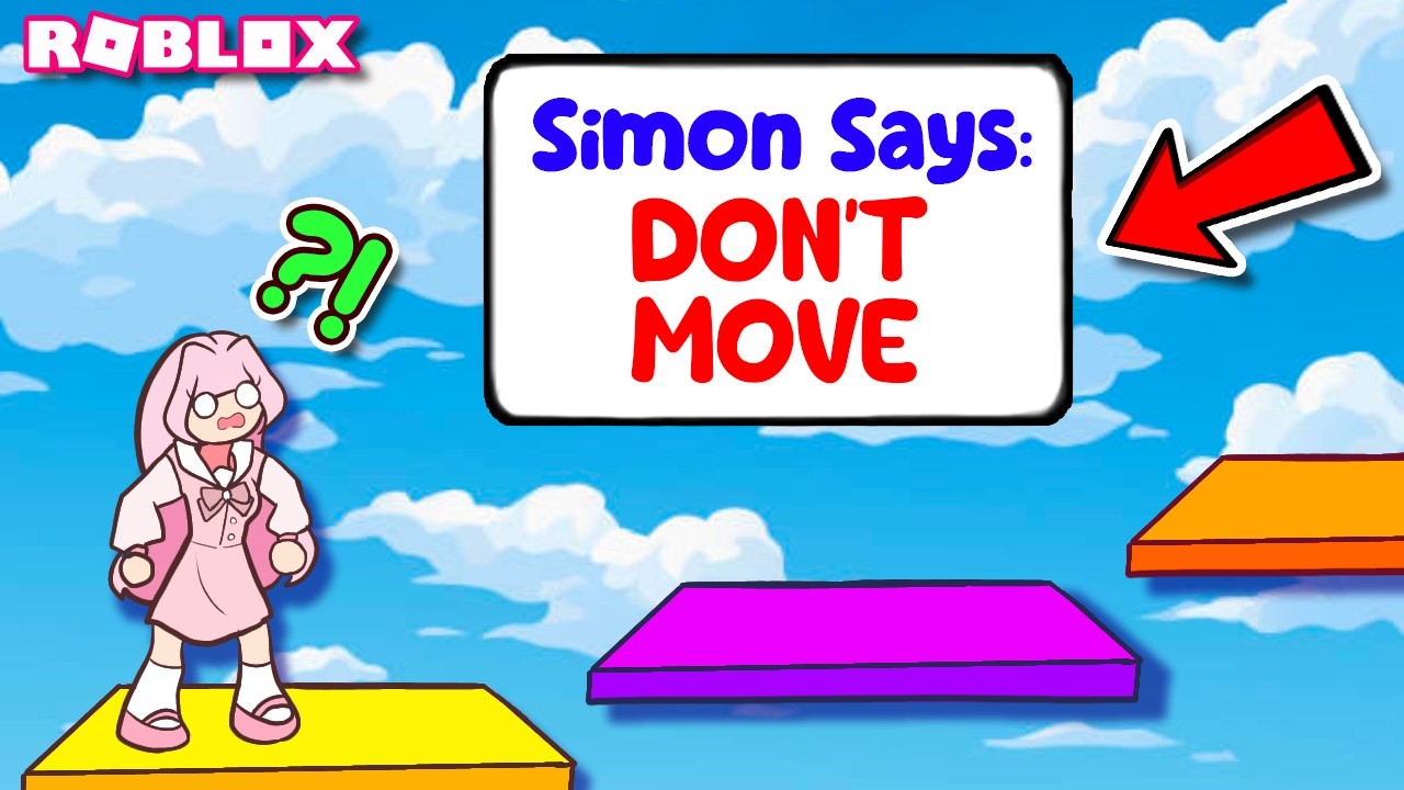 Obby But You Have to do what SIMON SAYS! | Roblox | Simon Says Tower