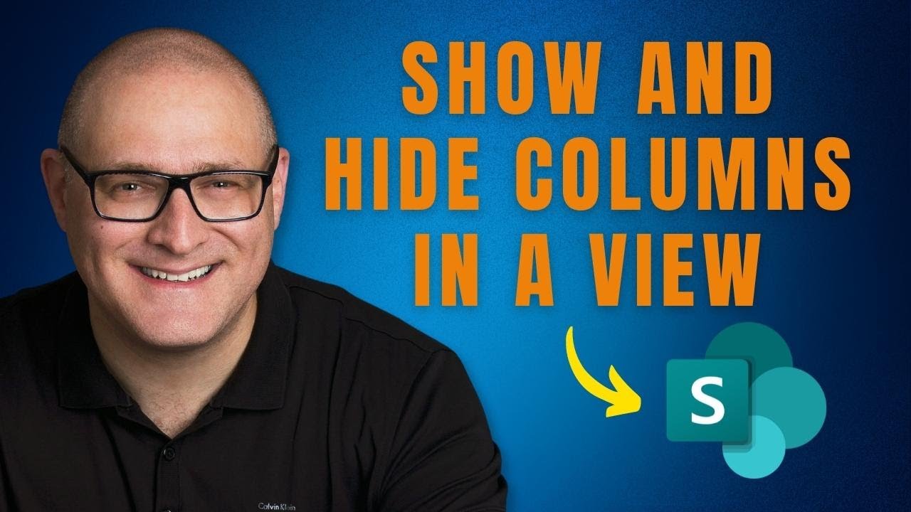 How to show and hide columns from a view in a SharePoint list or library