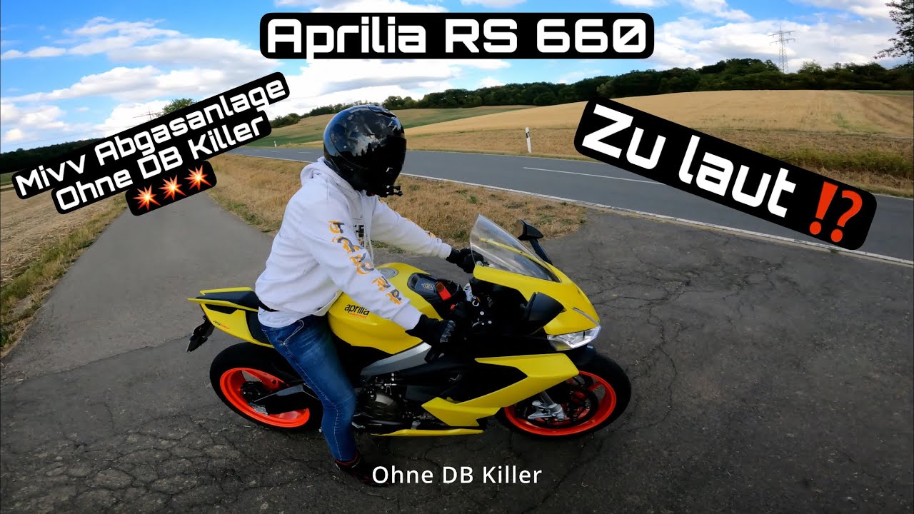Aprilia RS 660 Volle dröhnung // Kein DB Killer