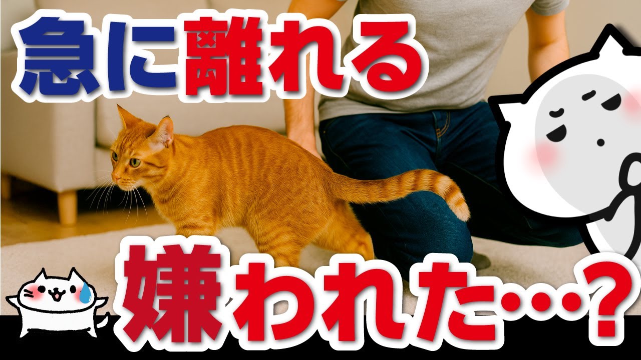 猫が急に離れていく本当の理由6選｜「嫌われた…？」は勘違いです