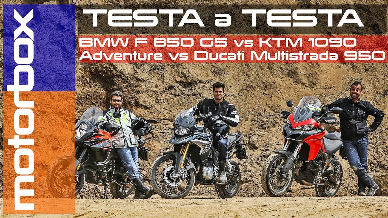 BMW F 850 GS vs Ducati Multistrada 950 vs KTM 1090 Adventure