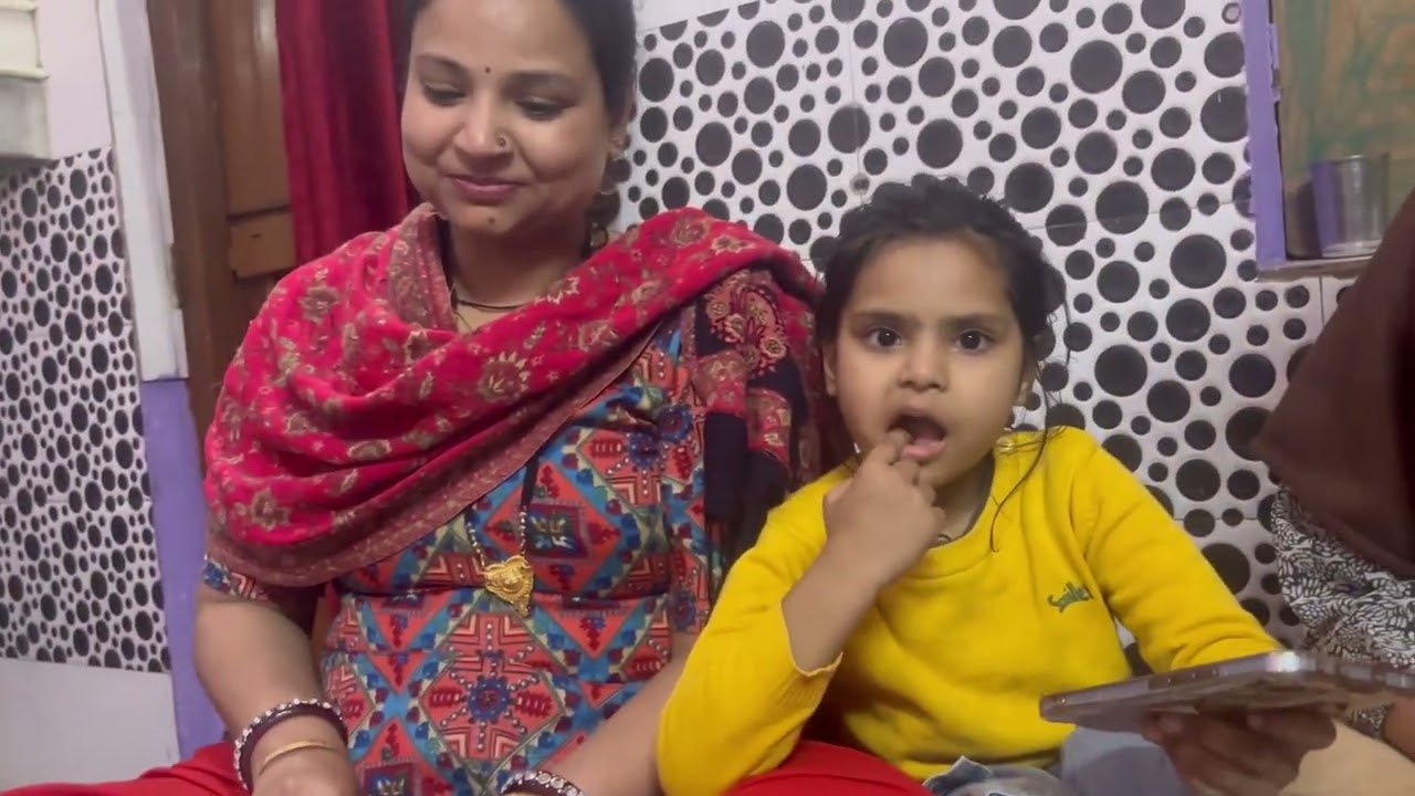 शादी वाले घर में सबने मिलकर की मस्ती ll मौसी जी ने लगया पूये का आटा 