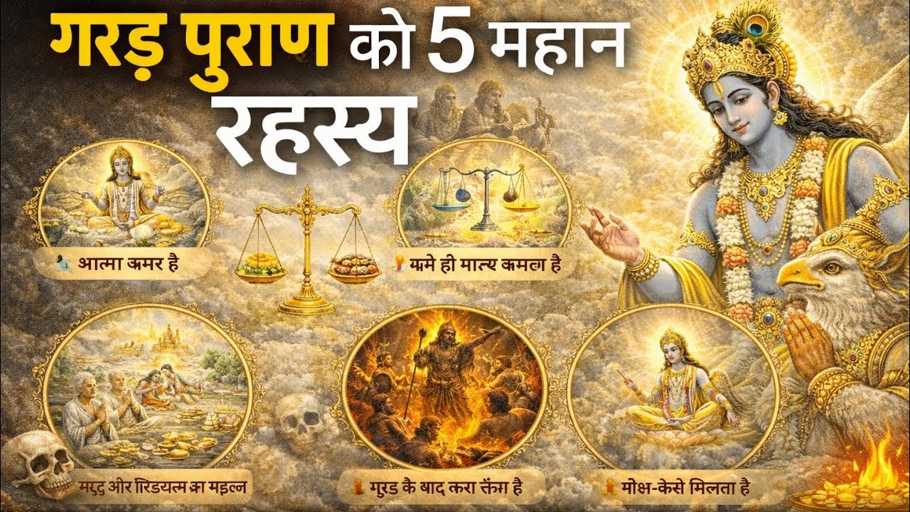 ये जानकर जीवन बदल जाएगा | गरुड़ पुराण के 5 गुप्त रहस्य | Soul Tales 