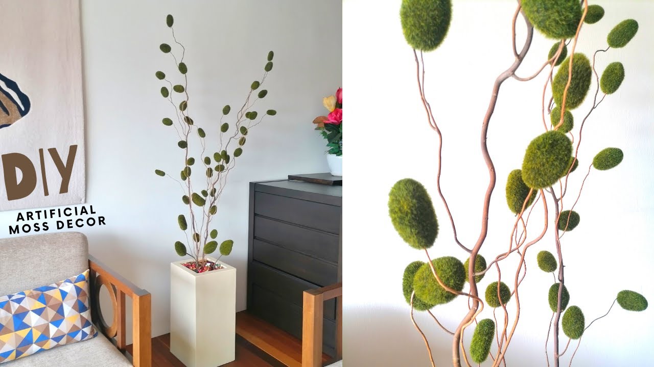 Simple and Easy DIY Ideas with moss | Decorating with Artificial moss