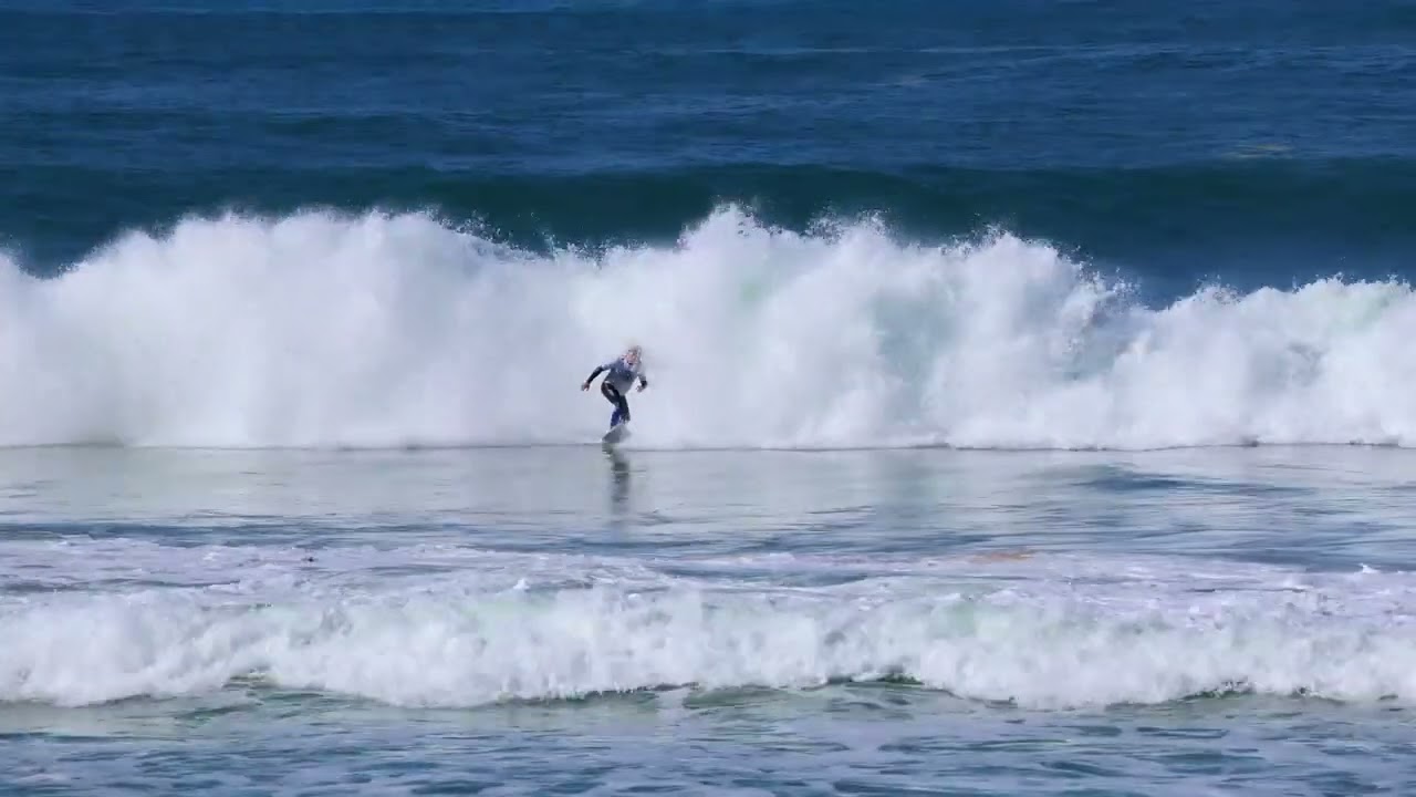 Surfers at Newport Beach 2025