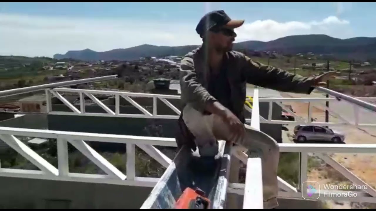Estrutura metalica posto de gasolina