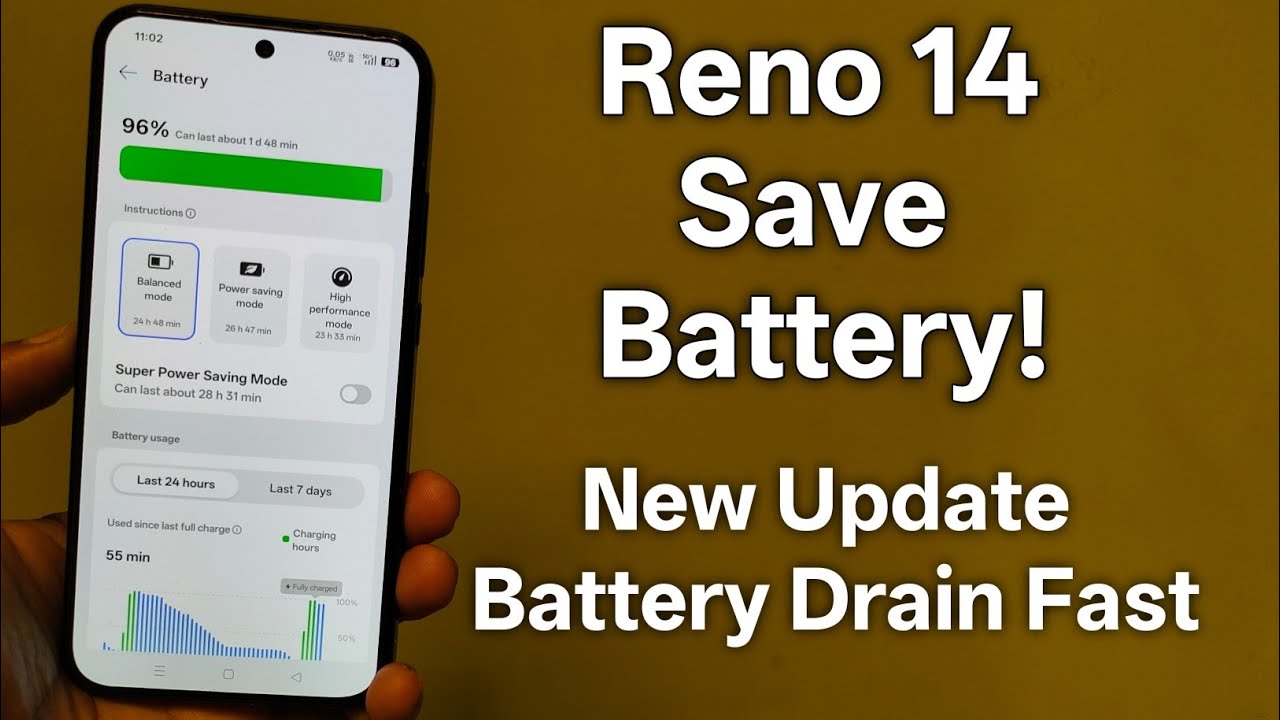 Oppo Reno 14 Battery Drain Test 🔋😱 100% to 0% Truth + Pro Saving Tips (Must Watch!)