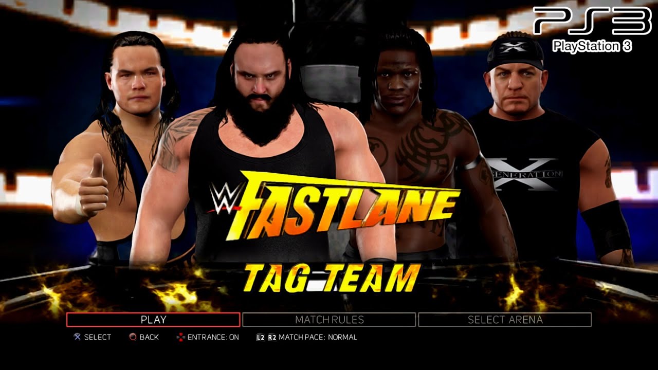 WWE 2K17 PS3 - Braun Strowman & Bo Dallas VS R-Truth & Road Dogg - Tag Team [2K][mClassic]