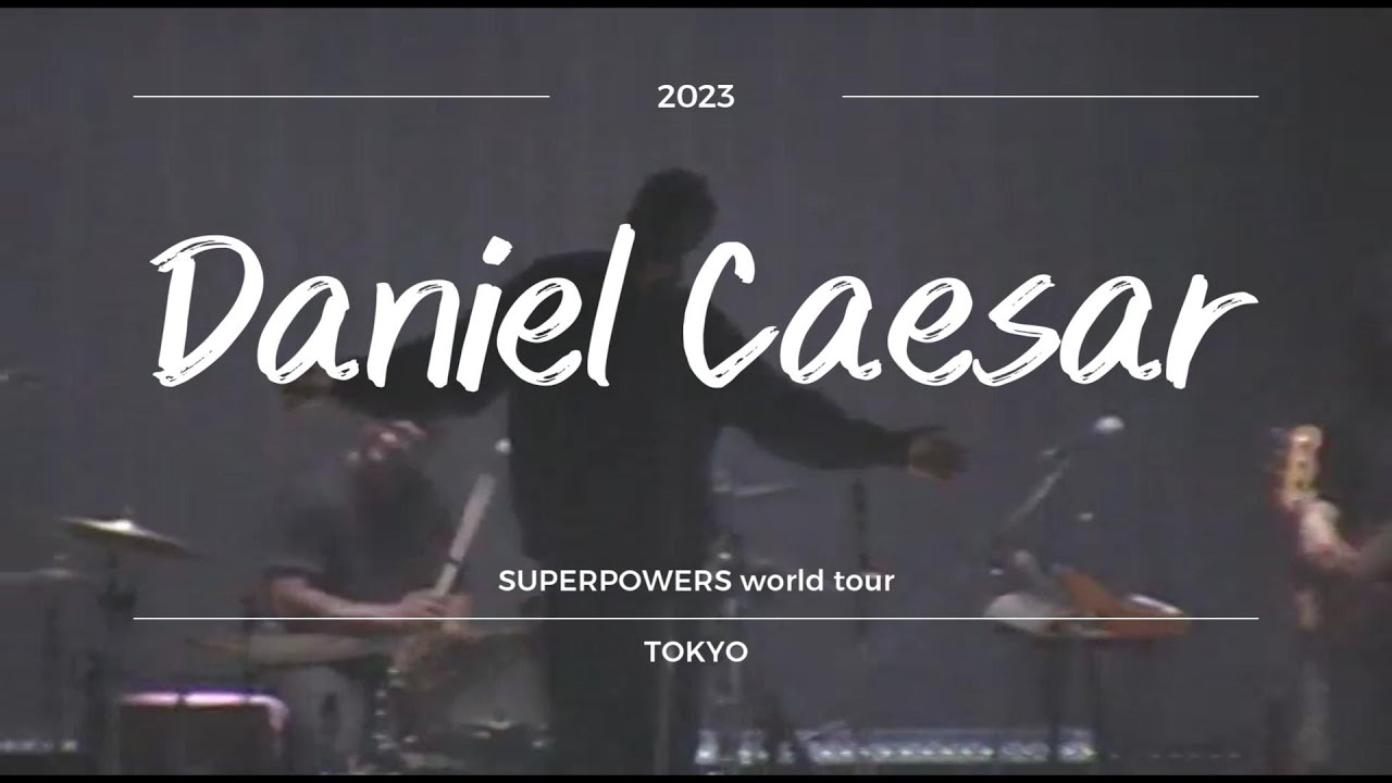 Daniel Caesar SUPERPOWERS world tour in TOKYO 2023 LIVE