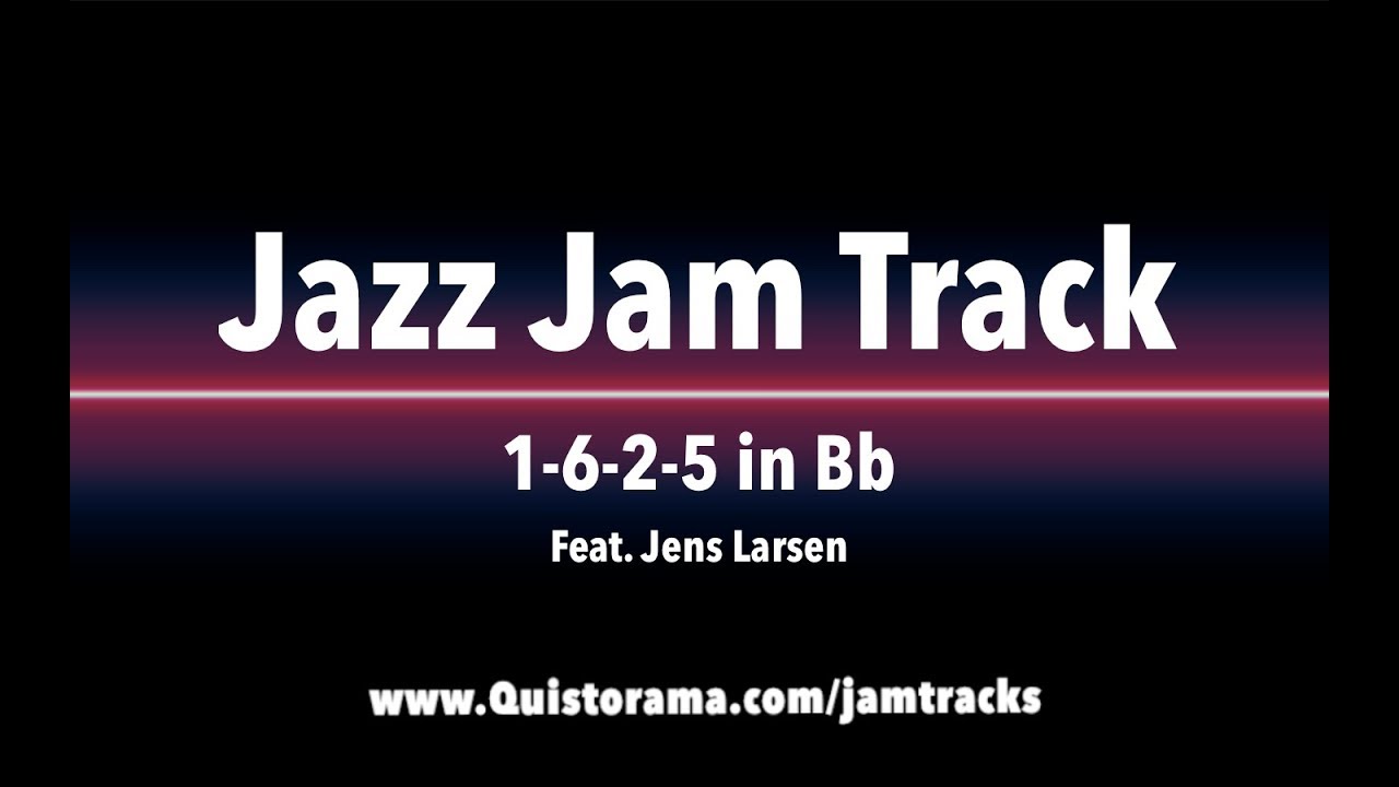 Bb Jazz Backing Track - Medium Swing (1-6-2-5)