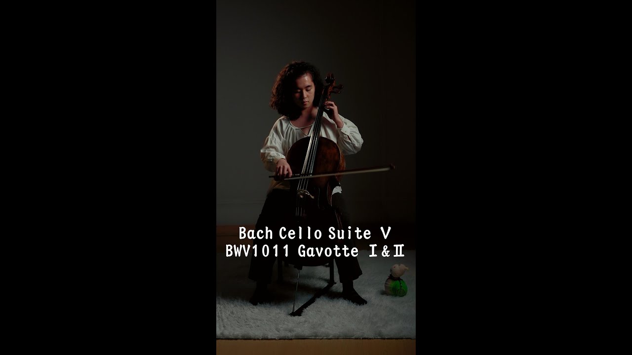 Bach Sechs Suites For Solo Cello Suite V BWV1011  Gavotte l&ll Bach at Sixteen