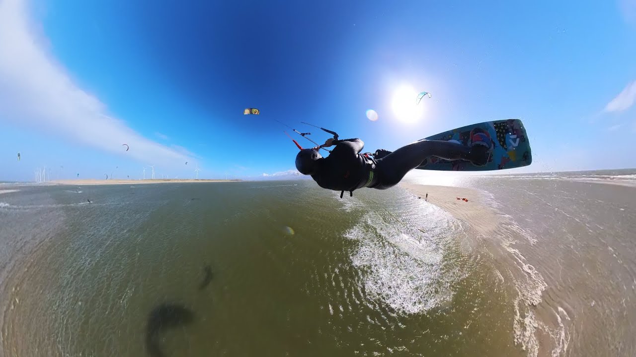 Kitesurfing with the Insta360 X3